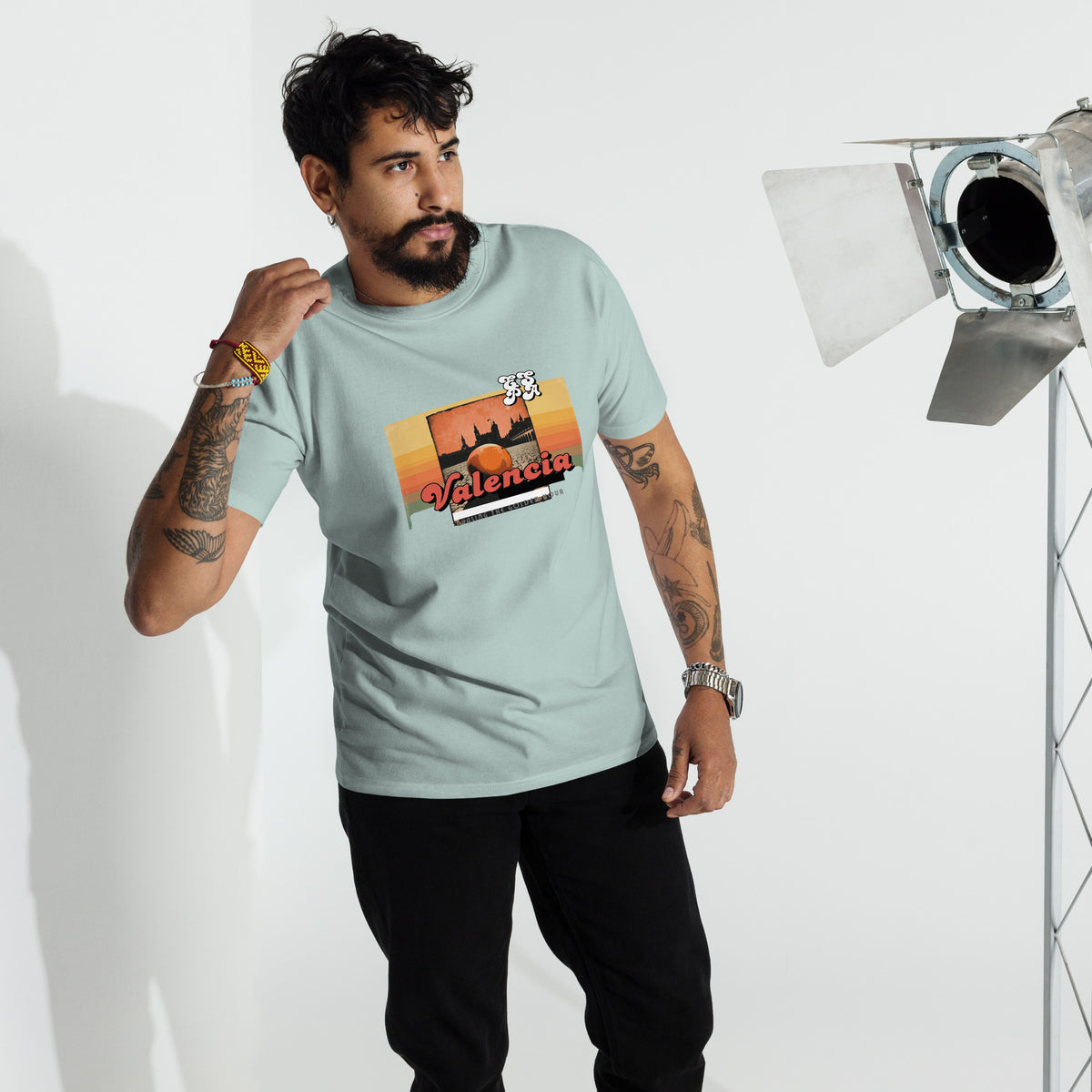 Men’s Valencia Tee — The Golden Hour | The Welcome Collection · Roamkin