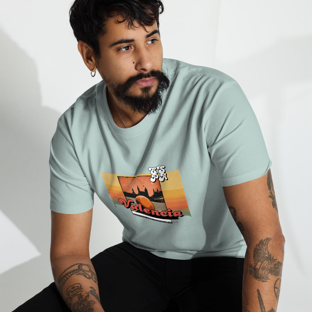 Men’s Valencia Tee — The Golden Hour | The Welcome Collection · Roamkin