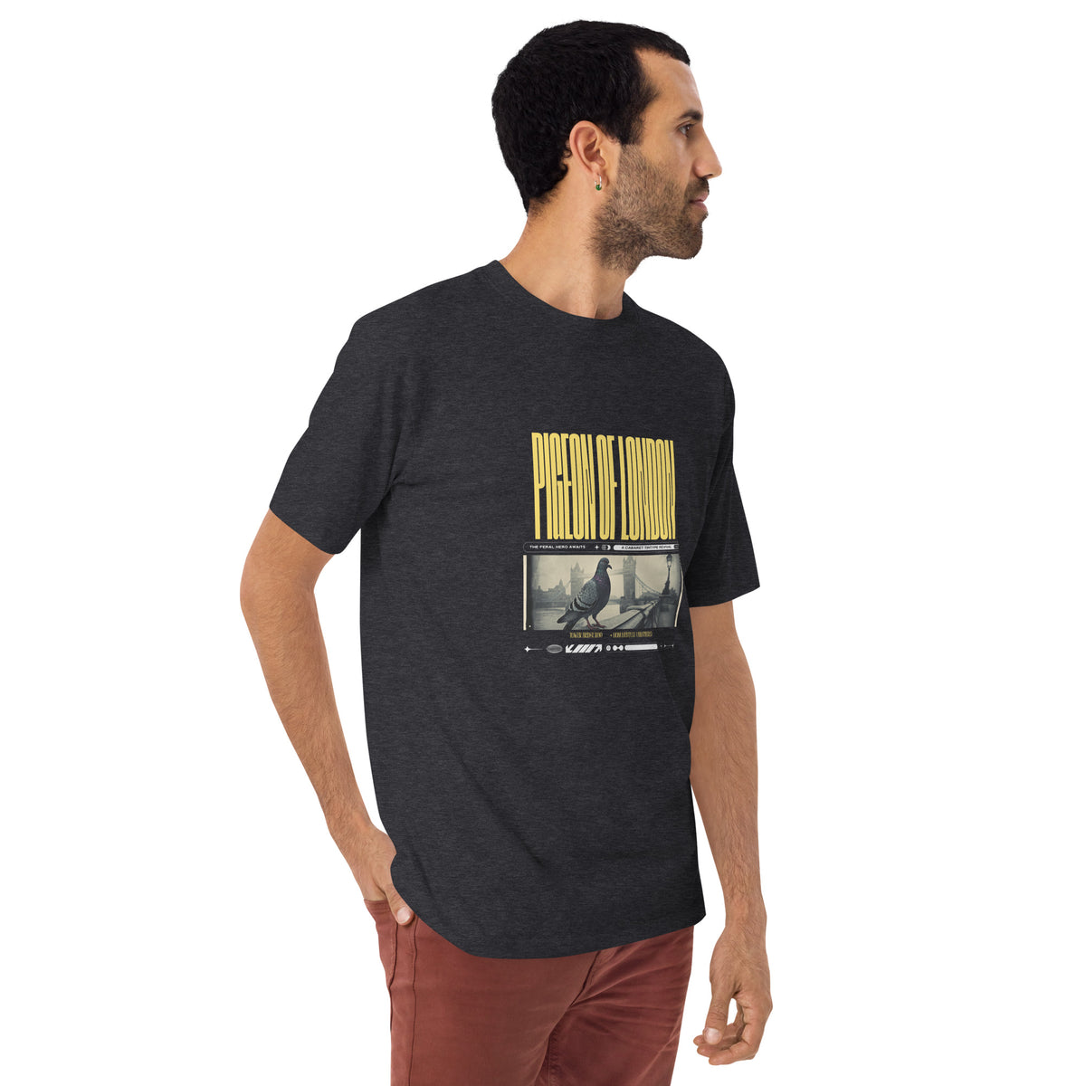 Men’s London Tee — The Pigeon | The Welcome Collection · Roamkin