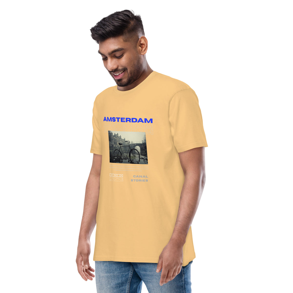 Men’s Amsterdam Tee — The Cycle | The Welcome Collection · Roamkin