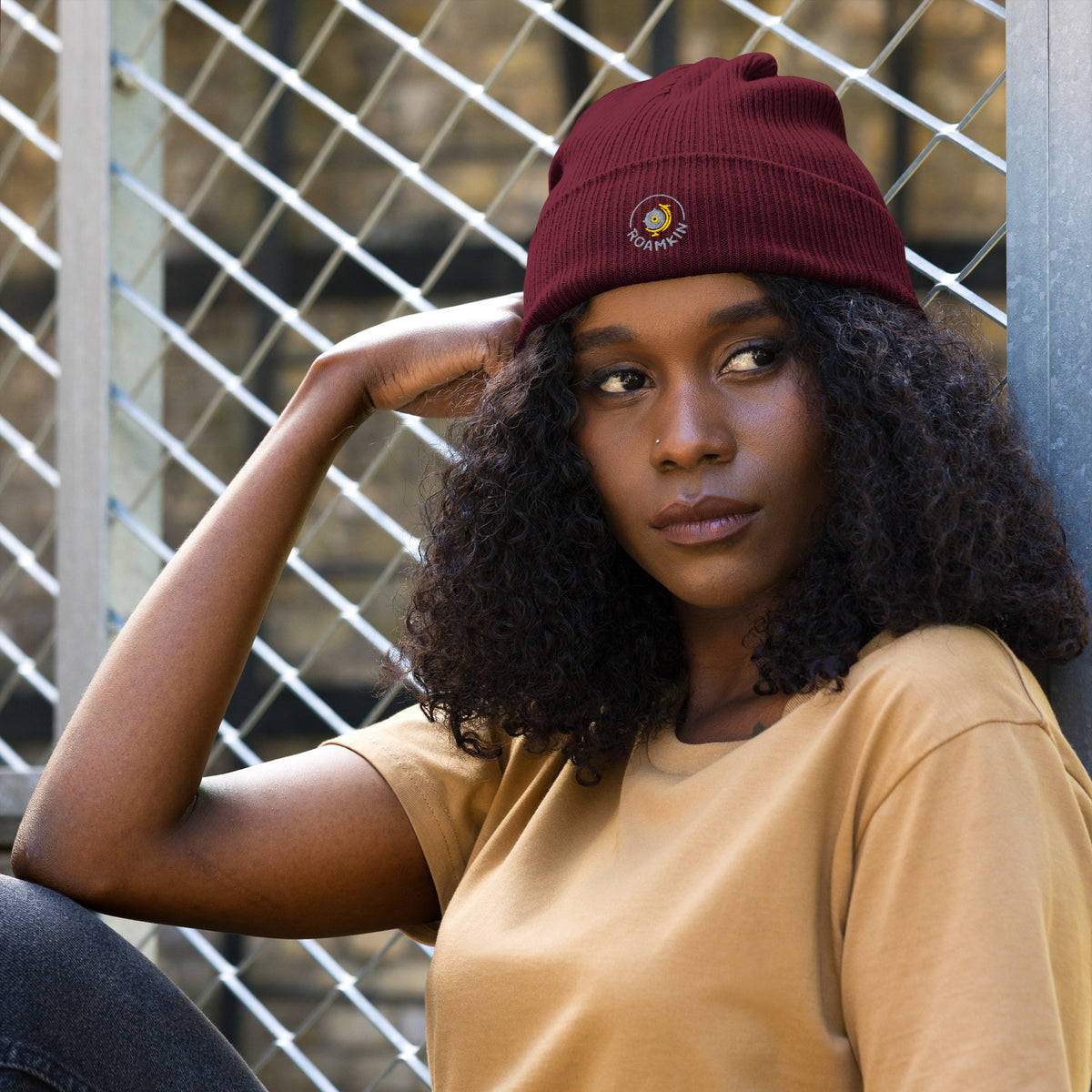 Roamkin Organic Ribbed Beanie