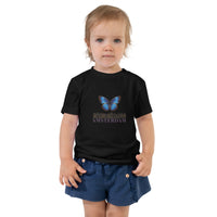 Toddler Large Blue Butterfly Amsterdam Tee — Local Wings City | Roamkin Kids