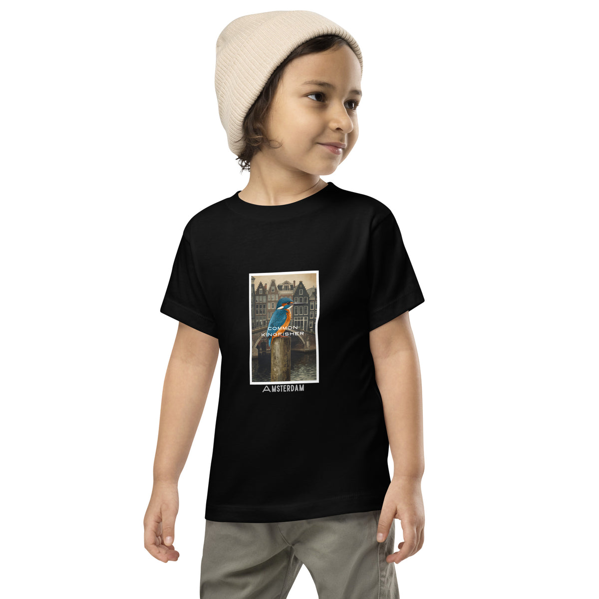 Toddler Kingfisher Amsterdam Tee — Local Wings City | Roamkin Kids