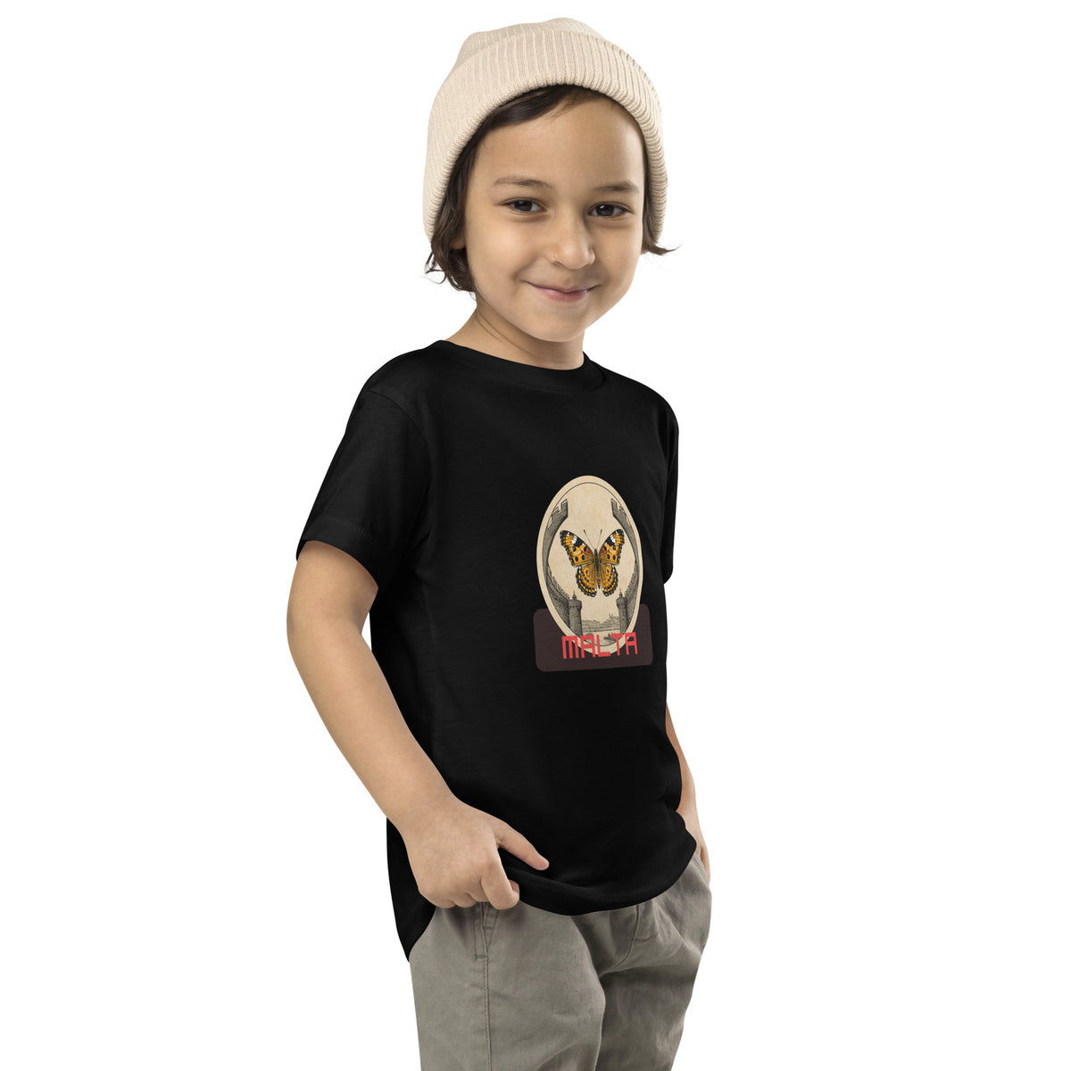 Toddler Painted Lady Malta Tee — Local Wings City | Roamkin Kids