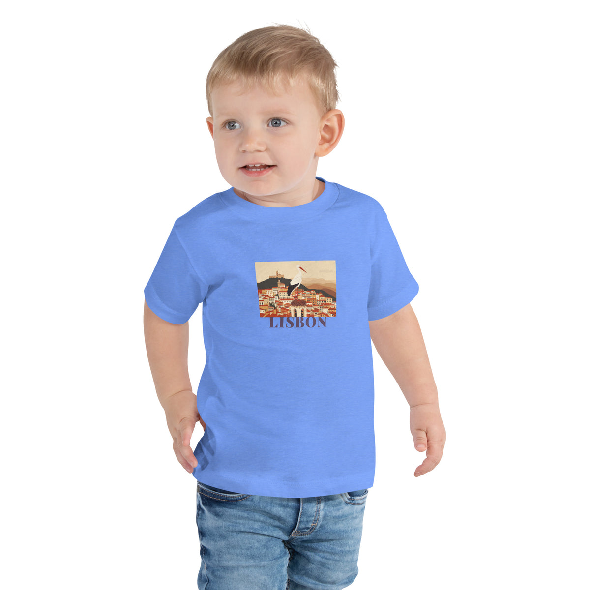 Toddler White Stork Lisbon Tee — Local Wings City | Roamkin Kids