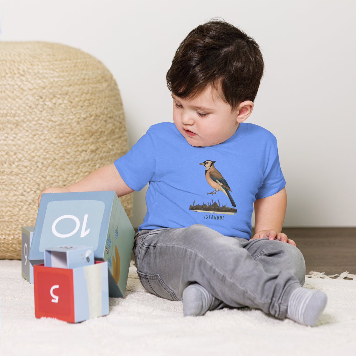 Toddler Eurasian Jay Istanbul Tee — Local Wings City | Roamkin Kids