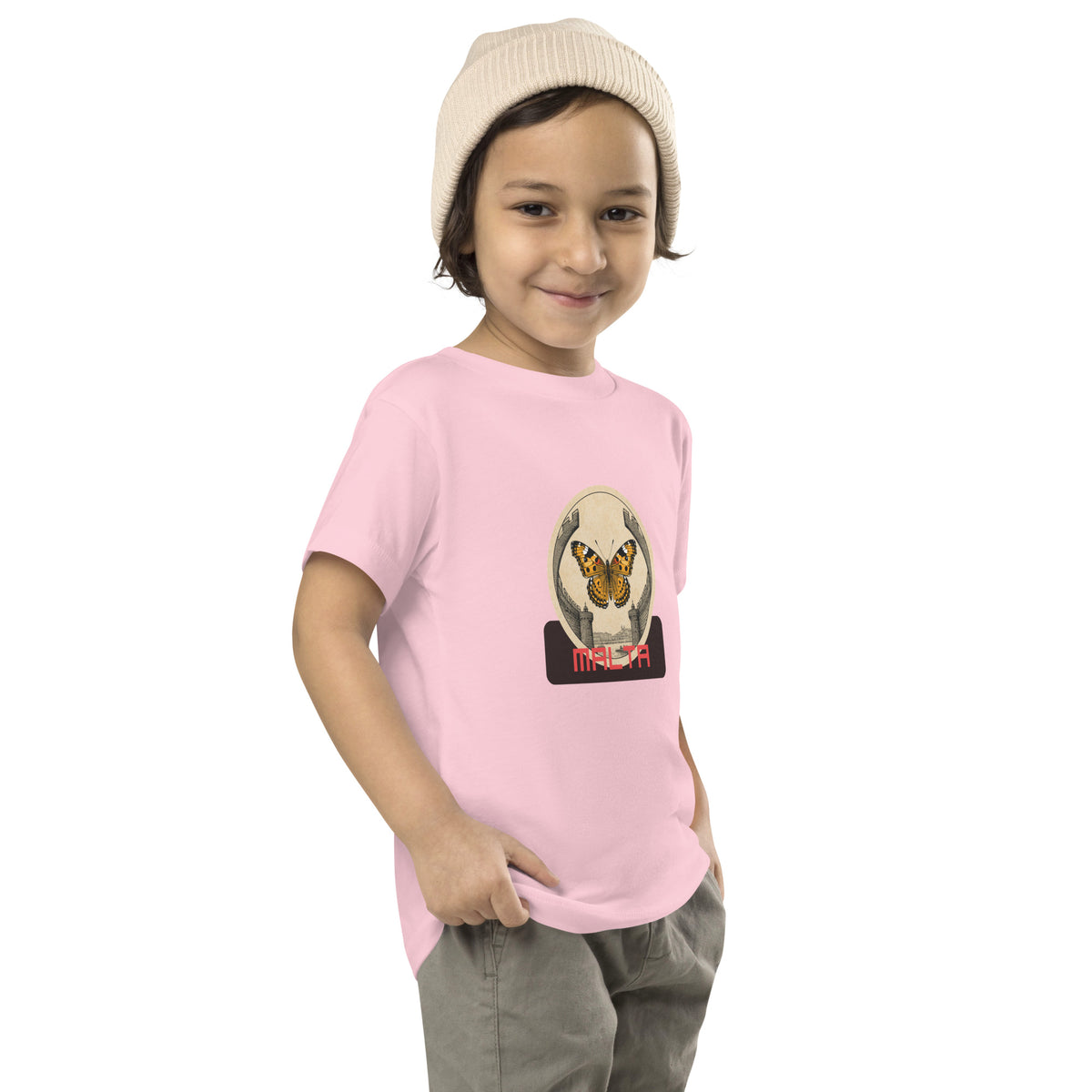 Toddler Painted Lady Malta Tee — Local Wings City | Roamkin Kids