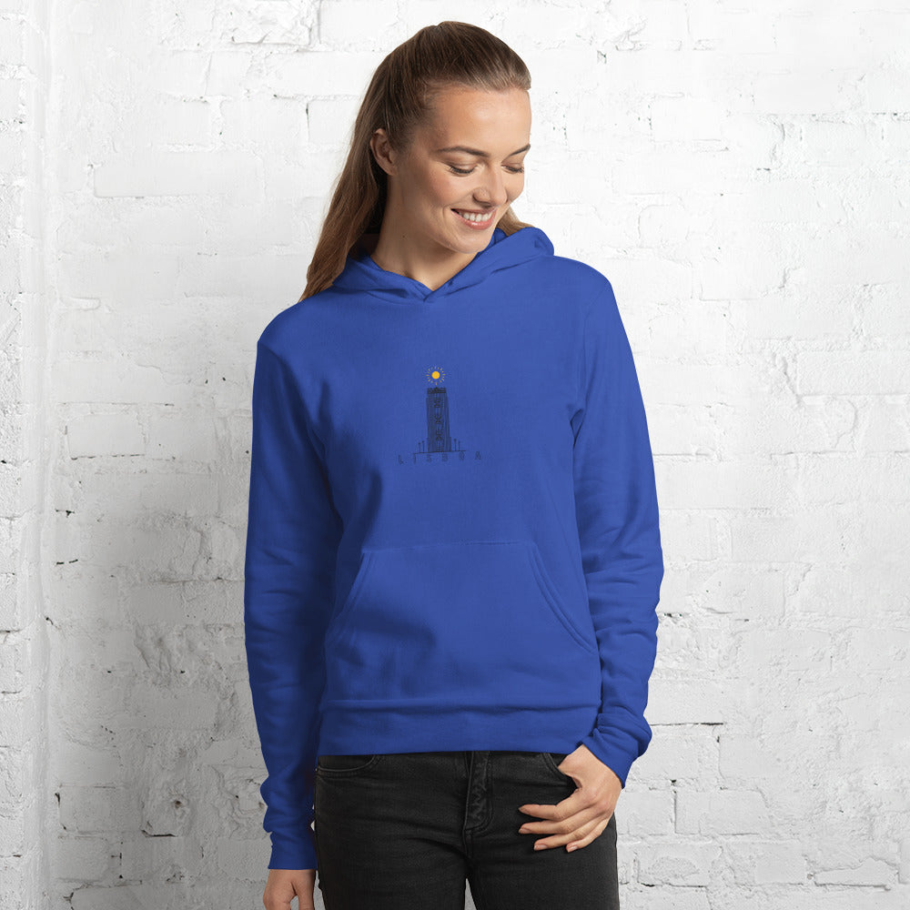 Lisbon Santa Justa Lift Unisex hoodie Europe Edit
