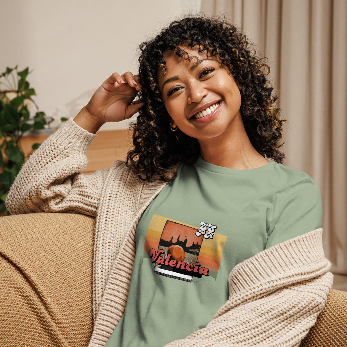 Women's Valencia Tee — The Golden Hour | The Welcome Collection · Roamkin