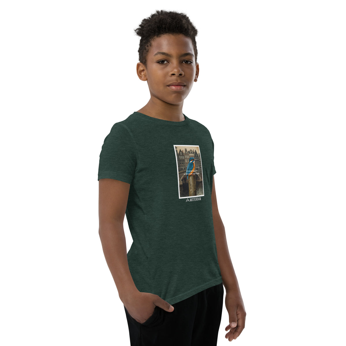 Youth Kingfisher Amsterdam Tee — Local Wings City | Roamkin Kids