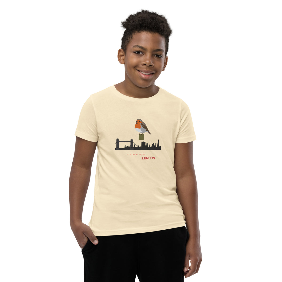 Youth European Robin London Tee — Local Wings City | Roamkin Kids