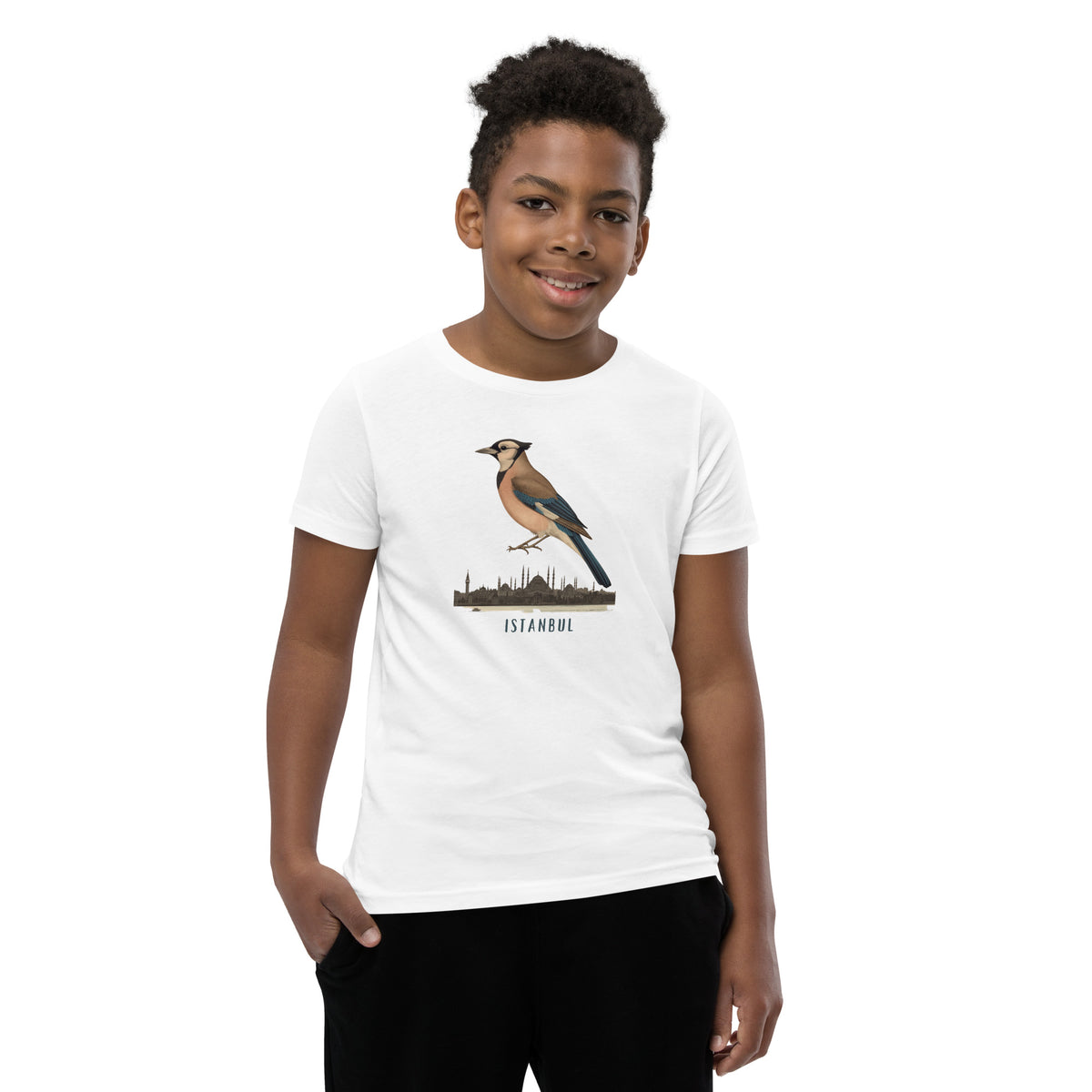 Youth Eurasian Jay Istanbul Tee — Local Wings City | Roamkin Kids