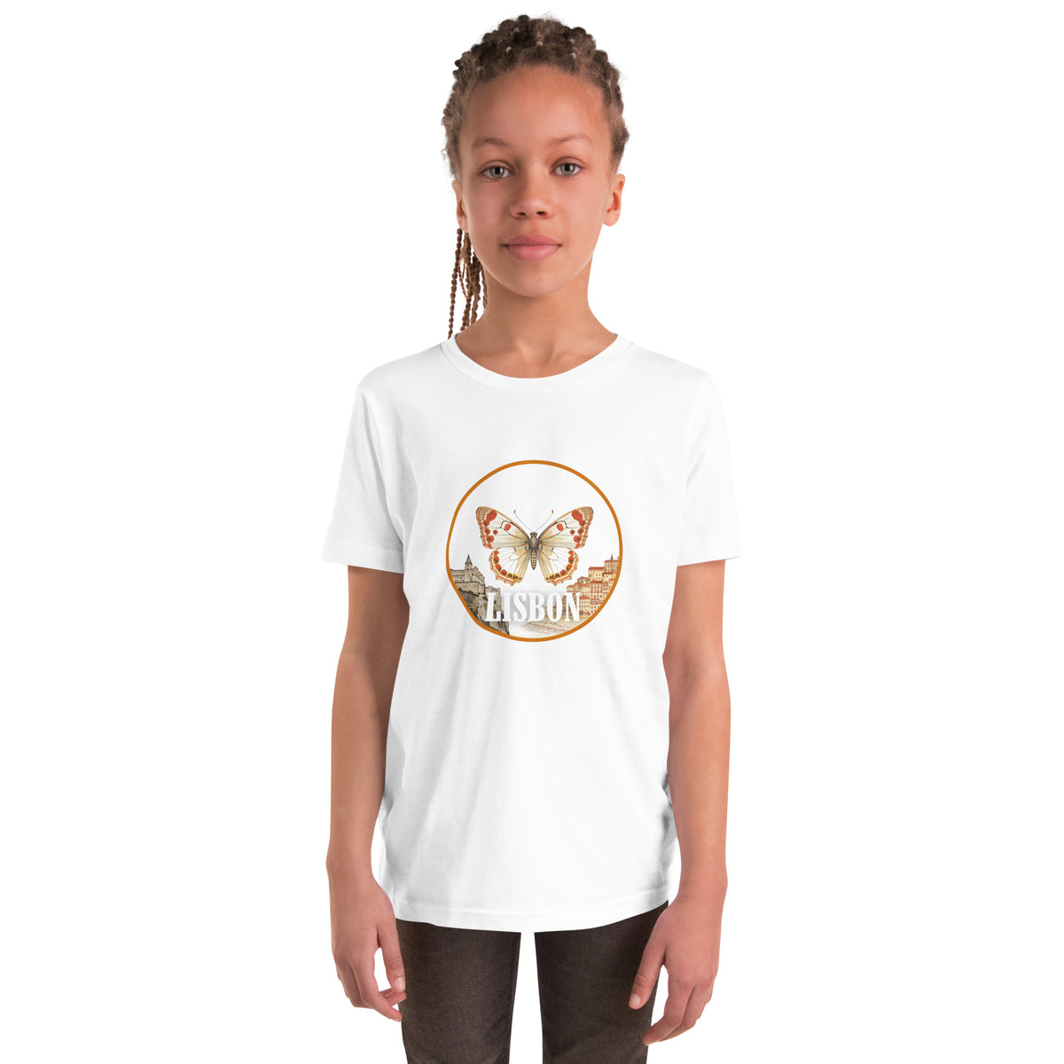 Youth Portuguese Festoon Lisbon Tee — Local Wings City | Roamkin Kids